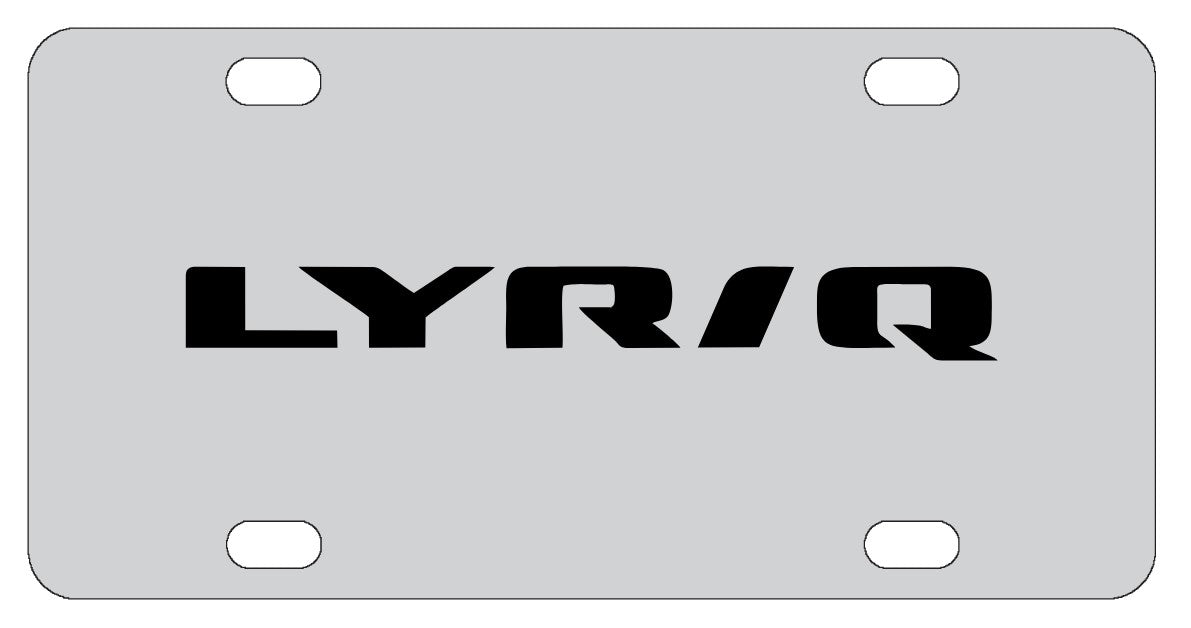 Cadillac Lyriq License Plate