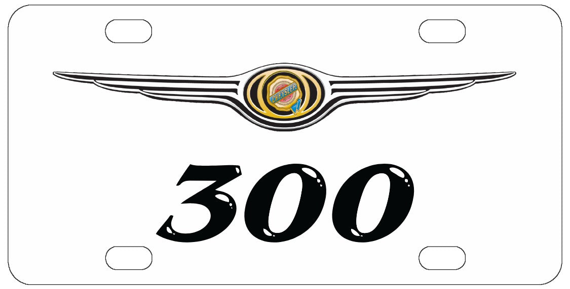 Chrysler 300 License Plate