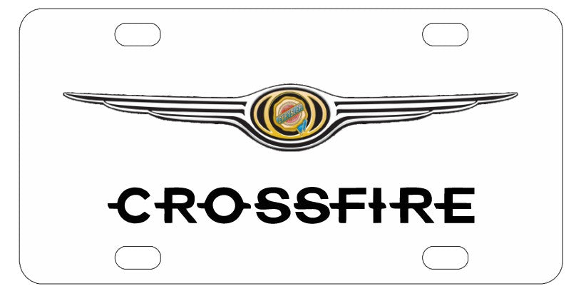 Chrysler Crossfire License Plate