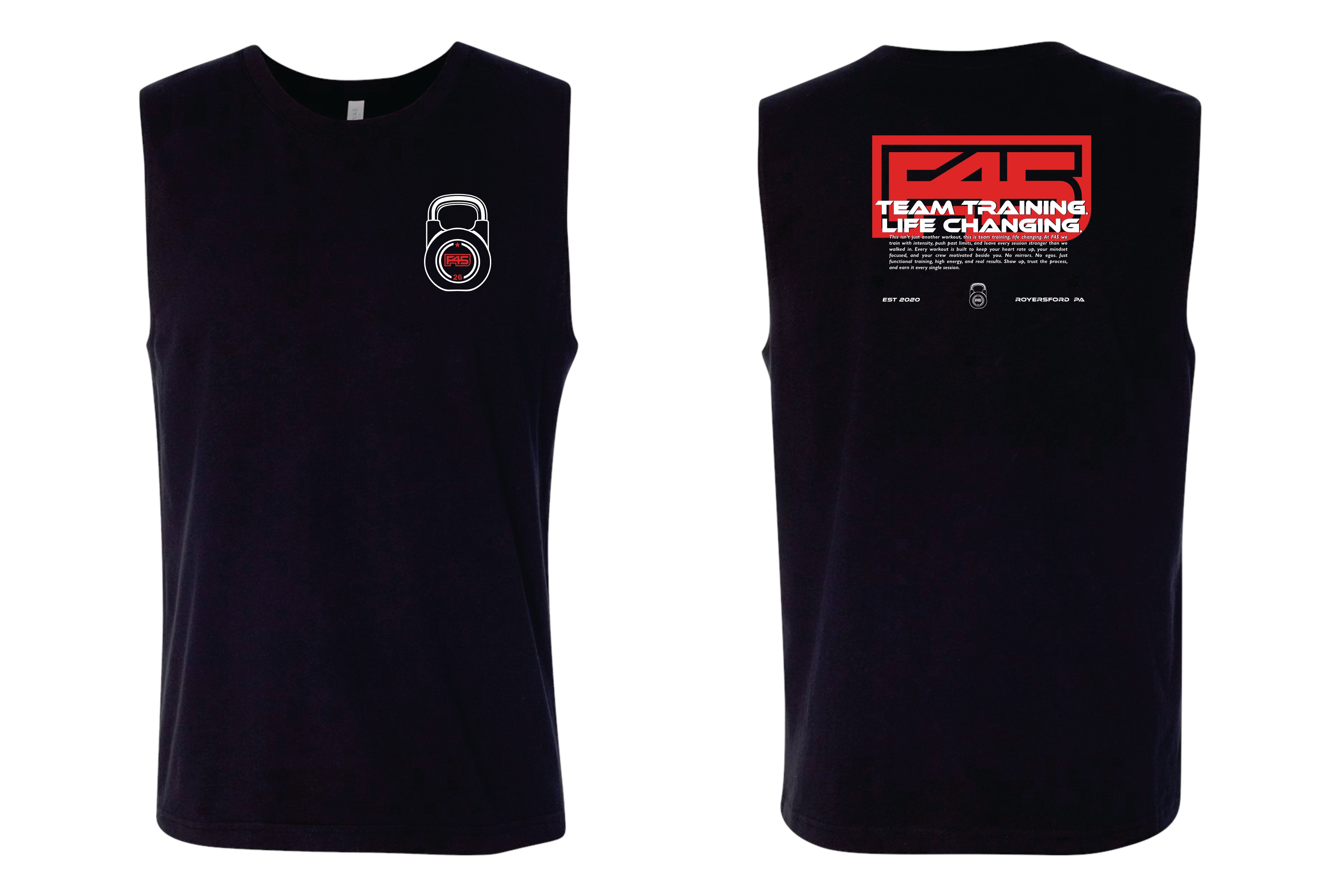 F45 Royersford 2026 Team Training Muscle Tank