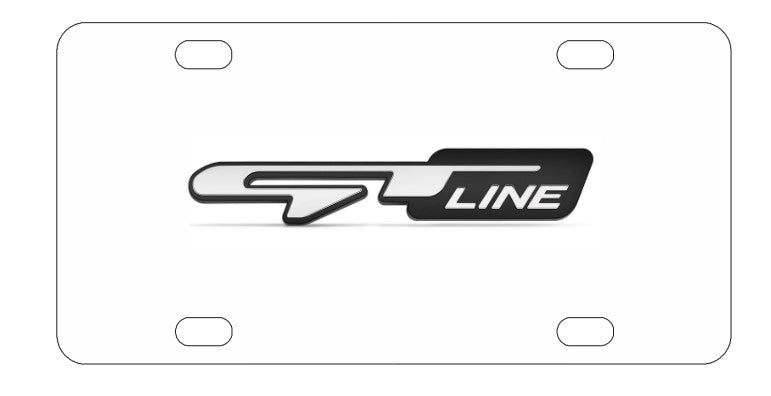 Kia GT Line License Plate