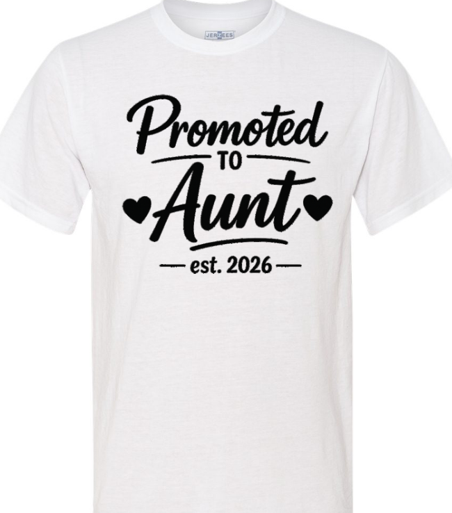 Promoted to Aunt T-Shirt