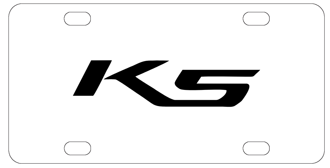 Kia K5 license plate