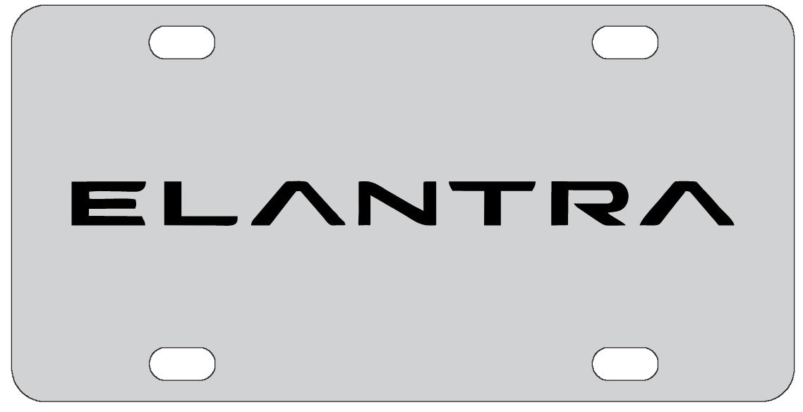 Hyundai Elantra License Plate