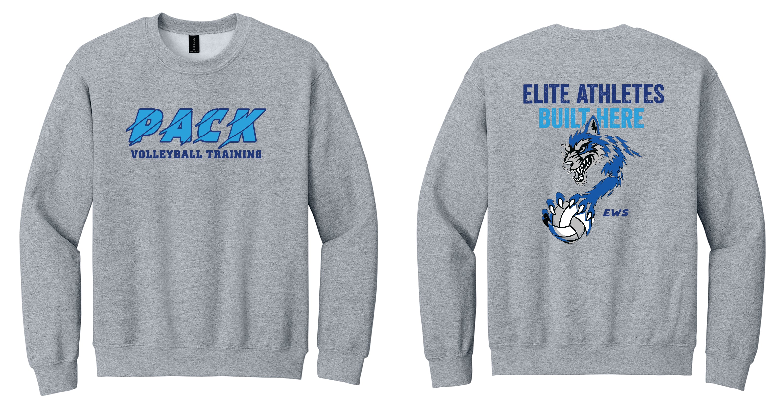 Pack Volleyball Elite Athletes Built Here Sweatshirt