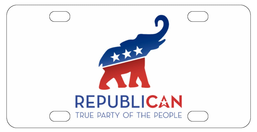 Republican Party of the People License Plate
