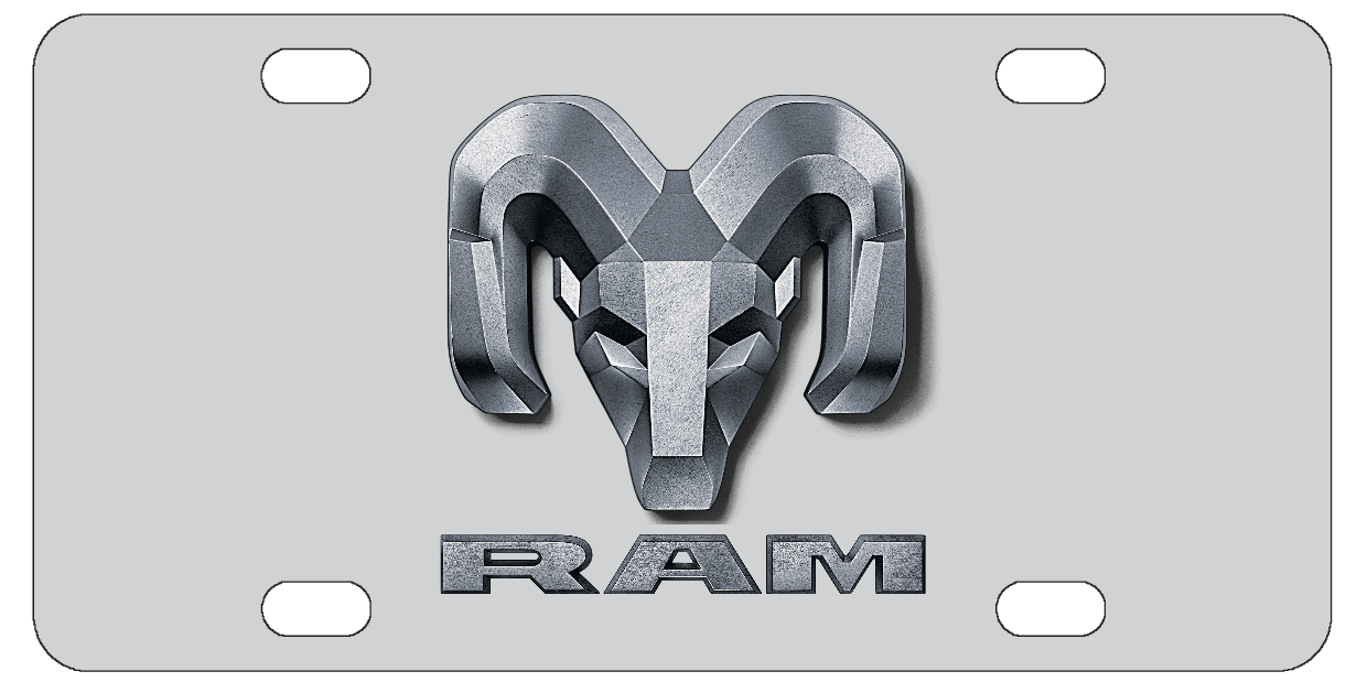 Ram Logo License Plate