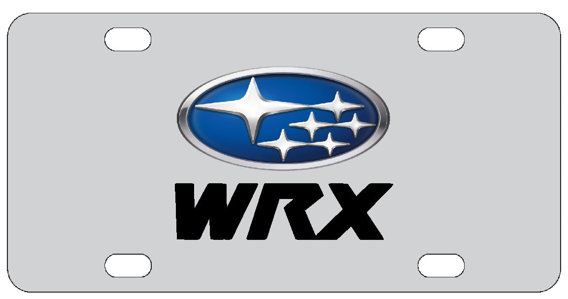 Subaru WRX License Plate