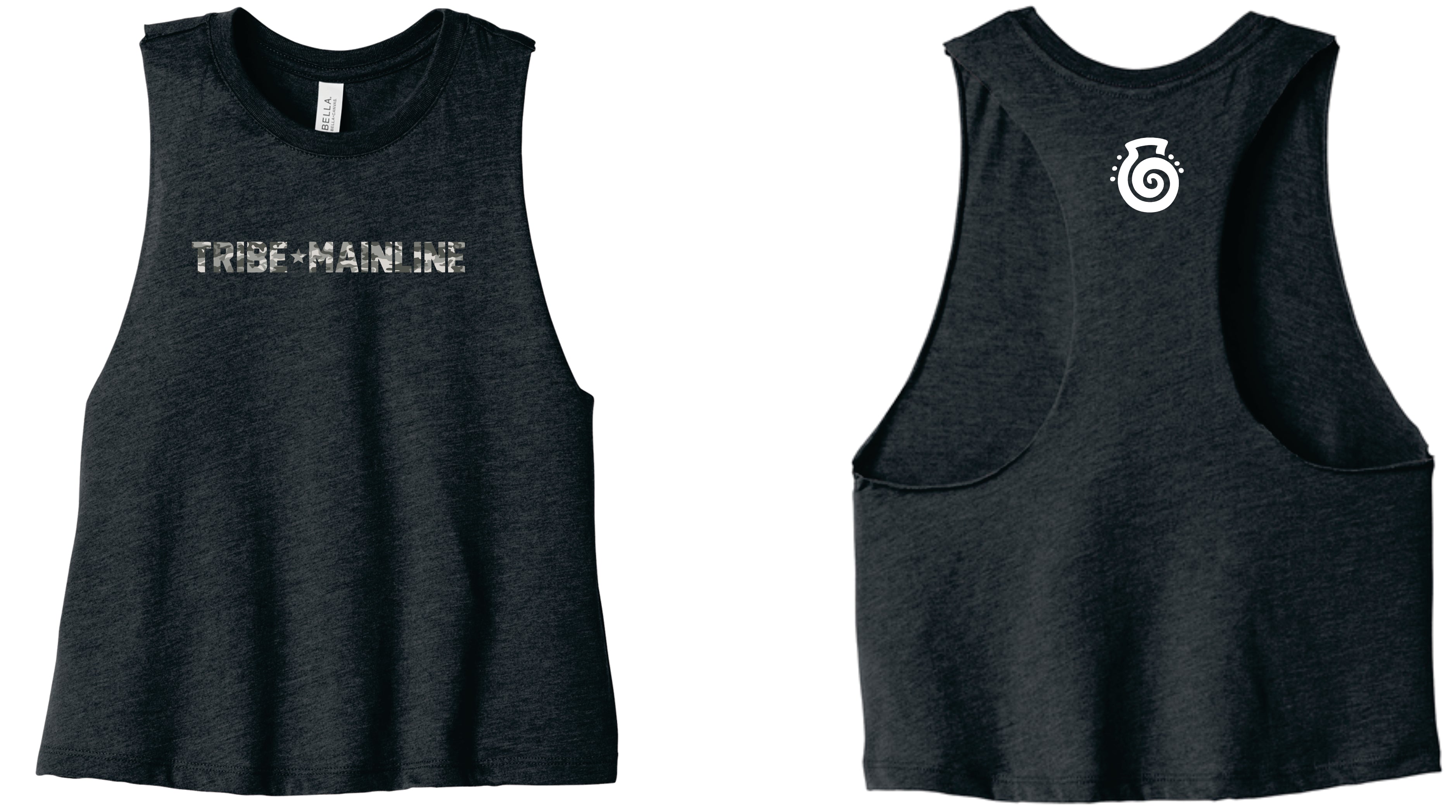 Tribe Fitness Mainline Camo Print Crop Tank