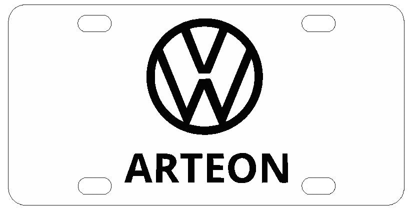 Volkswagen Arteon License Plate