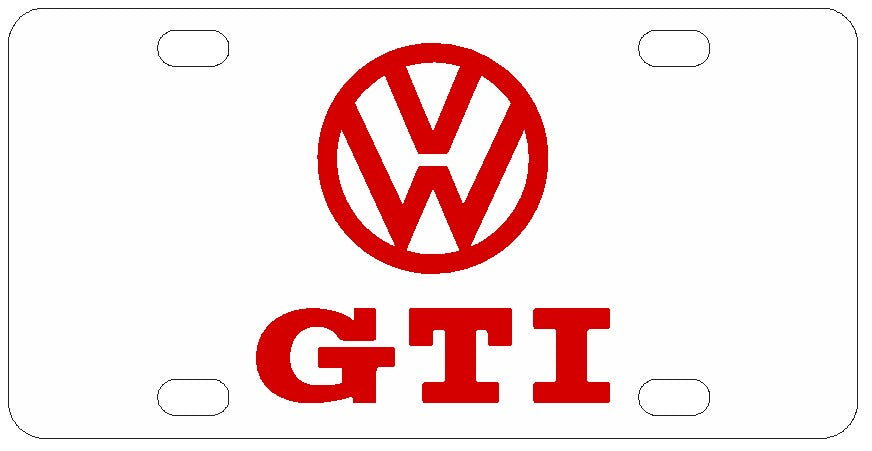 Volkswagen GTI License Plate