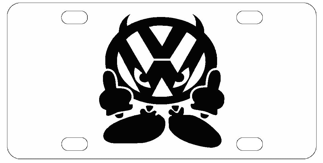 Volkswagen Beetle License Plate
