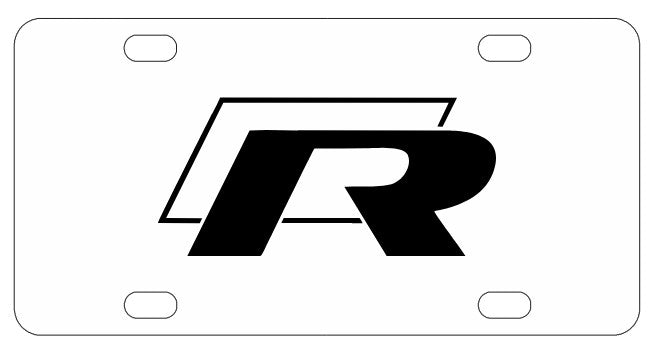 VW Volkswagen Golf R License Plate
