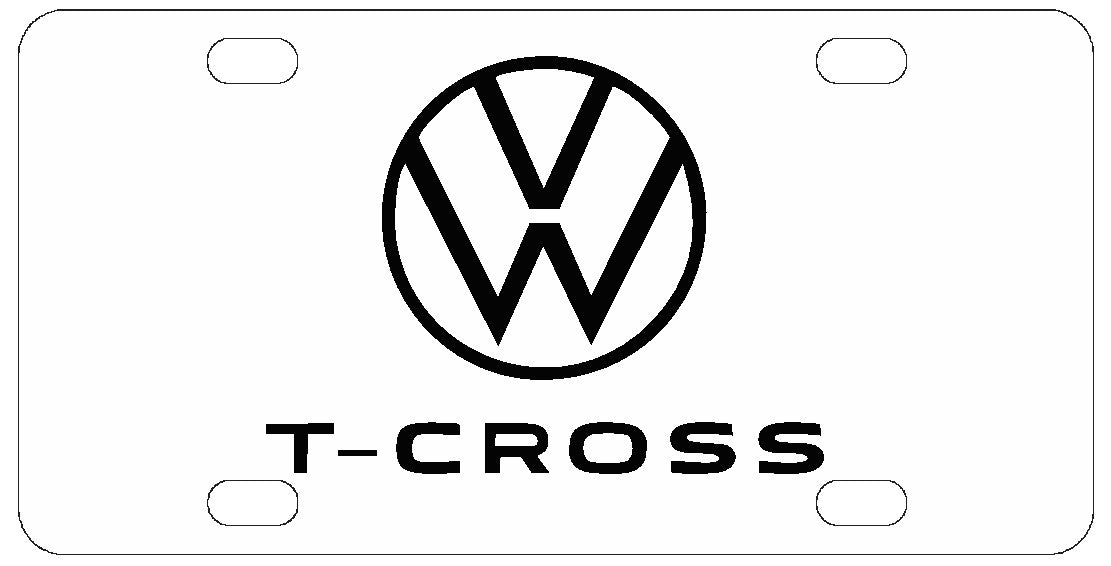 Volkswagen T-Cross License Plate