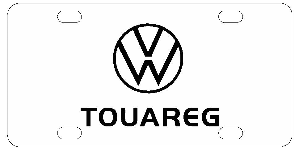 Volkswagen Touareg License Plate