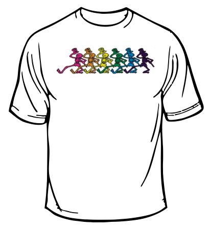 Grateful Dead Dancing Skeleton T-Shirt
