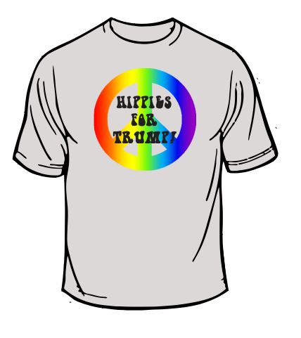 Hippies for Trump T-Shirt