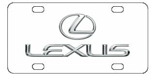Lexus License Plate