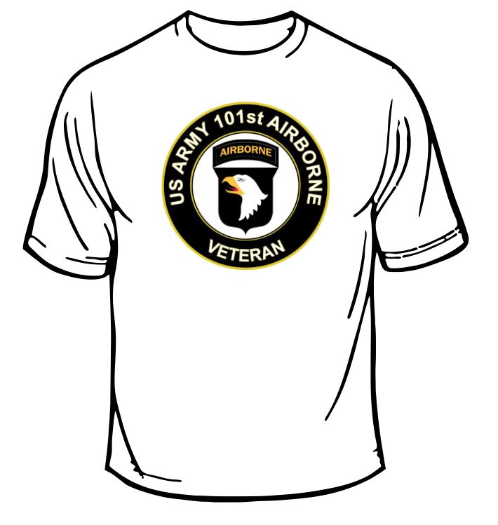 Army 101st Airborne Veteran T-Shirt