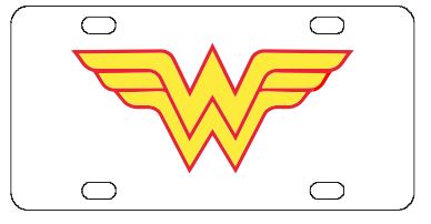 Wonder Woman License Plate